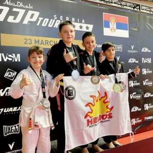 Отличия за Академия ХЕЛИОС от AJP Tour Serbia Jiu Jitsu Championship 2024